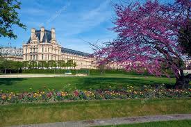 Louvre Museum And Jardin Des Tuileries The Tuileries Garden P Royalty Free St Spon Jardin Des Louvre Museum Tuileries Garden Louvre Museum Louvre