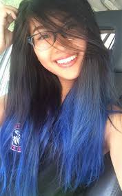 New hair dyed tips blue turquoise ideas #hair. 40 Fairy Like Blue Ombre Hairstyles