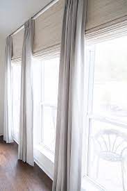 Before After A Plain Bedroom Becomes A Calm Sophisticated Retreat Designed Window Treatments Living Room Living Room Windows Drapery Treatments