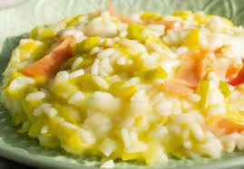 Risotto Aux Poireaux Et Au Jambon Ww Plat Et Recette Recette Recette Risotto Risotto Poireaux Risotto