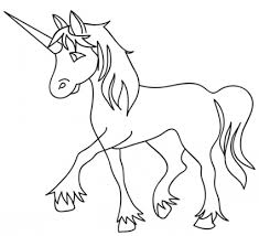 Disegno Di Un Unicorno Per Bambini Da Stampare Gratis E Colorare