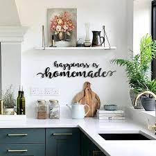 Happiness Is Homemade Metal Wall Art Cozy Kitchen Metal Wall Etsy In 2021 Kitchen Metal Wall Kitchen Metal Wall Decor Metal Wall Decor