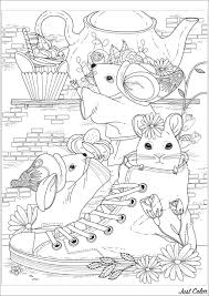 Download information is below the preview images. Cute Mouse Coloring Page To Print Coloringbay