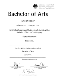 (ll.b.), bachelor of fine arts (b.f.a.) or bachelor of music (b.mus.). Personal Training By Eric Wehner