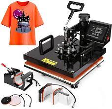 Tusy 15x15 Inch Heat Press Machine 5 In 1 Heat Transfer Press Machine Swing Away 360 Degree Rotation Digital Industrial Sublimation For T Shirt Press Mug Press Hat Press Plate Press Walmart Com