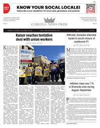 Corona News Press_10/16/2023 by Beacon Media News