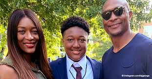 How much is eddie george worth in 2021? Ex Nfl Star Eddie George S Teen Son With Taj Of Swv Recently Got His Freshman Patch