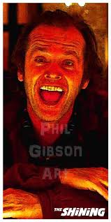 Original The Shining Art Poster Print by Phil Gibson RedruM Kubrick