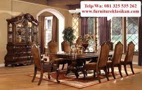 Desain Kursi Meja Makan Jati Ukir Mewah Referensi Set Kursi Makan Jati Uk Formal Dining Room Furniture Sets Dining Room Furniture Sets Formal Dining Room Sets