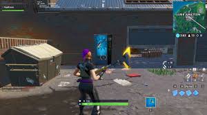 If this one doesn't register when spraying it, you'll find another one behind vending machine locations. Fortnite Season X Spray Pray Spray A Fountain A Junkyard Crane A Vending Machine Cultured Vultures