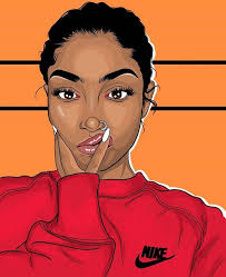Pin By Adrien Cupidon On Teenage Drawings Black Girl Art Black Love Art Black Women Art