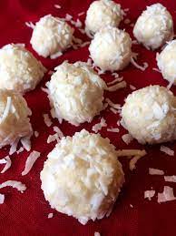 Coconut Balls Healthy No Bake Coconut Truffles Recipe Recipe Coconut Balls Healthy Baking Truffle Recipe