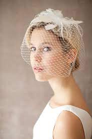 Bridal Wedding Veil Birdcage Feather Headpiece Etsy Veils Bridal Diy Romantic Wedding Veil Bridal Veil