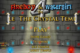 Help fireboy and watergirl in this new adventure! Fireboy And Water Girl 4 In The Crystal Temple Unblocked Games