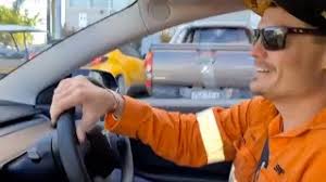 Video shows coal miner's reaction to driving a Tesla for the first time:  'They are lining up for test drives'