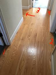 which direction should hardwood floors