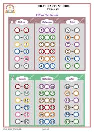 Diy math worksheets circle the smallest number match the following color long. Ukg Maths Test 3 Worksheet