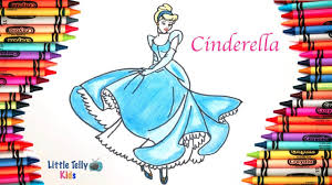 Muat turun segera himpunan contoh gambar barbie untuk. How To Draw Color Princess Cinderella Very Easy Drawing For Kids Cinderella Drawing For Kids Youtube