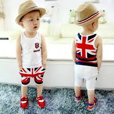 Hot Fashion New Summer Korean Kids Baby Clothes Sets Summer Baby Boys Vest Set Sale Boy S Tank Shorts Suit Uk Flag Suit For Boy Babies Kids Boys Apparel On Carousell