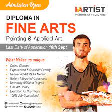Ivartist Diploma In Fine Arts I Admissions 2020 Diplomainfinearts Fineartsadmissions Instituteofvisualarts Many Art Enthusiasts And Learners Ask What Is The Quickest Way In The Field Of Arts To Make Oneself Industry