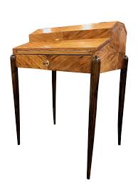 Choose from your favorite paint or stain grade option for a flawless finish. 1930s French Art Deco Davenport On Thin Table Legs In Real Wood Veneer For Sale At 1stdibs