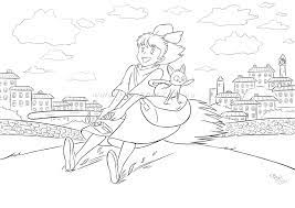 Over 300 coloring pages for adults & teens with japan lovers themes such as dragons, castle, koi carp fish tattoo designs and more! Pin Su Ghibli Studio