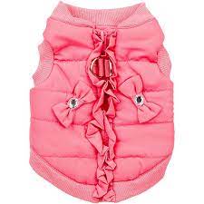 Petco Smoochie Pooch Coral Bomber Dog Jacket Dog Fashion Clothes Dog Clothes Dog Jacket