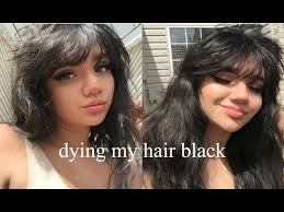 What colour is your hair? Dying My Hair Black Youtube