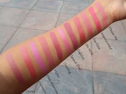 mac lipstick swatches part 1 11 pink