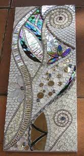 Wip Abstract Silver Stained Glass Wall Art Mosaic Art Mosaic