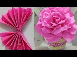 If you like my video then subscribe. Diy Giant Paper Flower Tutorial Using Crepe Paper Handmade Easy And Simple P Giant Paper Flower Tutorial Crepe Paper Flowers Tutorial Easy Giant Paper Flowers