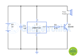 Solutions of automatic stop or repeat of the melody; Song Or Melody Generator Circuit Using Ic Um66txx Gadgetronicx