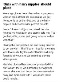 Rudeness, degrading, bigotry, discrimination, spamming, trolling or insulting another user for their taste in women is especially not allowed and repeated behavior like this may result in a ban. An Article About What Turns Men Off Women Is Getting The Scorn It Deserves The Poke