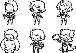 Avengers chibi coloring page (view all comics coloring pages) visual similar images to #175287. Cute Baby Marvel Coloring Pages Novocom Top