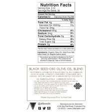 Oil Essentials No 3 Black Seed Carbon 60 Olive Oil Blend 100 Ml Alfa Vedic