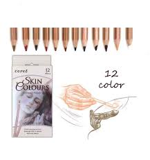 Burnt ochre is a medium brown color that can be used to give the skin tone definition. Corot Skin Colours Coloured Pencils For Portrait Drawings With 12 Natural Skin Tone Pencils 12 Colours Amazon In Office Products