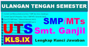 Contoh Soal Uts Smp Mts Kelas 9 Kurikulum 2013 Lengkap Kunci Jawaban Info Pendidikan Com