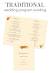 Sample Formal Wedding Program