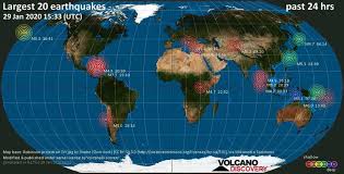 Earthquakes Today Latest Earthquakes World Wide During The Past 24 Hours Complete Worldwide List Map And Information Monday 23 March 2020 Past 24 Hours In 2020 Earthquake Earthquake News Earthquakes Activities