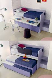 space saving solutions for kids beds cascade sleeps 2 or 3 with a retractable study desk and ladder in th yavrulu karyola mobilya fikirleri katlanir yataklar