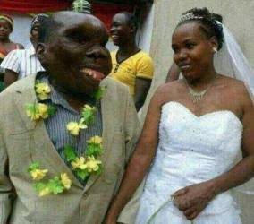 Nkeiruka - Photos: Meet Uganda's ugliest man and his beautiful wife 47  years old Godfrey Baguma was officially named 'Uganda's Ugliest Man'  sometimes back. He has just welcomed his 8th child(a girl)