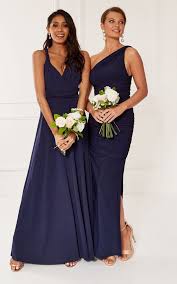Exclusive Alexis Navy Multi Way Maxi Bridesmaid Dress Revie London Silkfred Maxi Bridesmaid Dresses Bridesmaid Dresses Dresses
