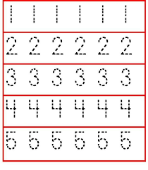 Tracing Numbers 1 5 Worksheet For Preschoolers Preschool Number Worksheets Numbers Preschool Number Worksheets