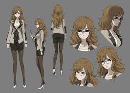 Several months later, rintaro attends a lecture by alexis leskinen and maho hiyajo, from viktor chondria university, the university at which kurisu worked. Steins Gate Steins Gate 0 Kiryu Moeka Business Suit Character Design Expression Heels Megane Pantyhose Transparent Png 445806 Yande Re