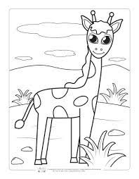 Jungle animals coloring pages : Safari And Jungle Animals Coloring Pages For Kids Itsybitsyfun Com