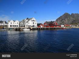 Henningsvær is a fishing village in vågan municipality in nordland county, norway. Henningsvaer Norway Image Photo Free Trial Bigstock