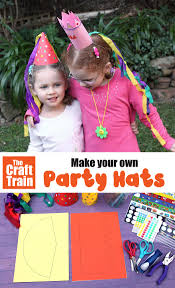 Crazy hat day crazy hats arts and crafts projects diy crafts for kids fun crafts silly hats funny hats easy valentine crafts hat decoration. Diy Party Hat Craft The Craft Train
