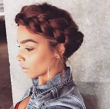 Image Result For Halo Braid On Natural Hair With Side Part Natural Hair Styles Goddess Braids Hairstyles Goddess Braids