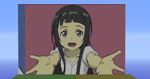 Yui Sword Art Online Pixel Art In Minecraft Album On Imgur Pixilart is an online pixel drawing application and social platform for creative minds who want to venture into the world of.