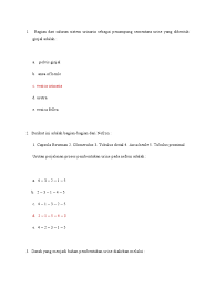 Rangkuman materi, contoh soal mengenai bab sistem ekskresi untuk kelas 8 tingkat smp dilengkapi dengan pembahasan & jawabannya disini. Soal Ujian Sistem Urinaria Dr Ragil Pdf